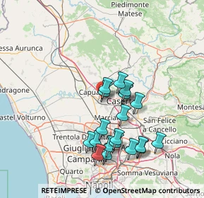 Mappa Via Raffaele Perla, 81055 Santa Maria Capua Vetere CE, Italia (14.4905)
