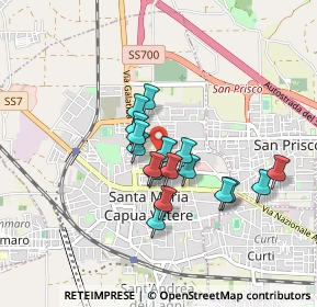 Mappa Via Raffaele Perla, 81055 Santa Maria Capua Vetere CE, Italia (0.70353)