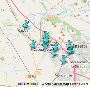 Mappa Via Raffaele Perla, 81055 Santa Maria Capua Vetere CE, Italia (2.86083)