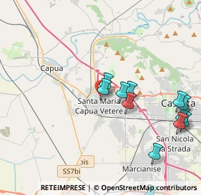 Mappa Via Raffaele Perla, 81055 Santa Maria Capua Vetere CE, Italia (4.84417)