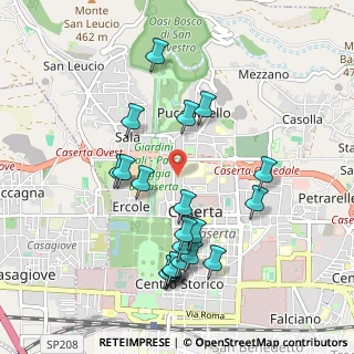 Mappa Via Palasciano Ferdinando, 81100 Caserta CE, Italia (1.075)