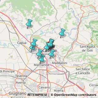 Mappa Via Palasciano Ferdinando, 81100 Caserta CE, Italia (4.09083)