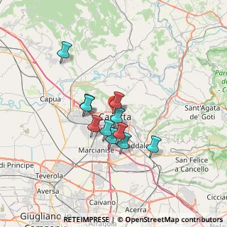 Mappa Via Palasciano Ferdinando, 81100 Caserta CE, Italia (5.65455)