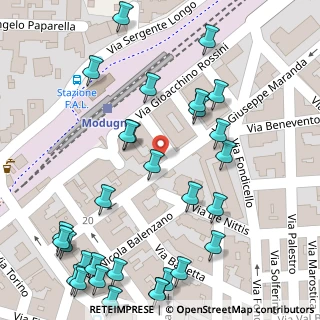 Mappa Via Giuseppe de Nittis, 70026 Modugno BA, Italia (0.08)
