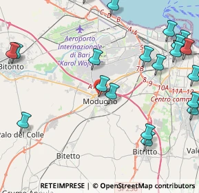 Mappa Via Maranda, 70026 Modugno BA, Italia (6.0725)