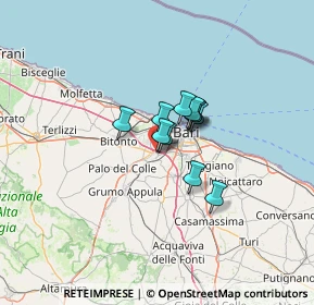 Mappa Via S. Corrado, 70026 Modugno BA, Italia (7.35909)