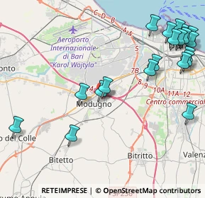 Mappa Via S. Corrado, 70026 Modugno BA, Italia (5.8255)