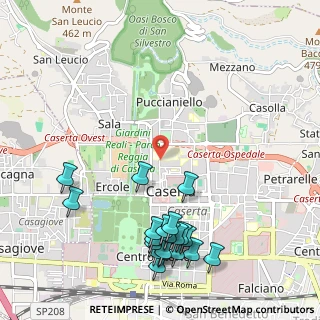 Mappa Via Gualberto Marcellino Salonia, 81100 Caserta CE, Italia (1.3865)
