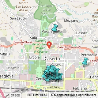 Mappa Via Gualberto Marcellino Salonia, 81100 Caserta CE, Italia (1.4105)
