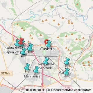 Mappa Via Gualberto Marcellino Salonia, 81100 Caserta CE, Italia (5.02077)