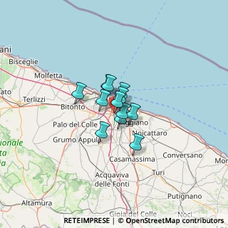 Mappa Via Camillo Rosalba, 70100 Bari BA, Italia (6.38417)