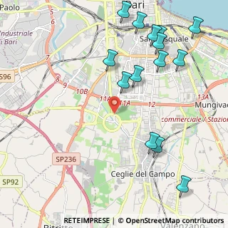 Mappa Via Camillo Rosalba, 70100 Bari BA, Italia (2.76071)