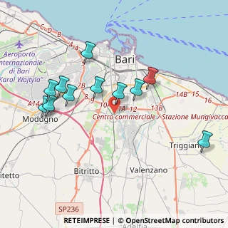 Mappa Via Camillo Rosalba, 70100 Bari BA, Italia (4.15)