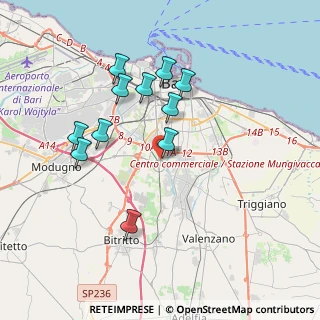 Mappa Via Camillo Rosalba, 70100 Bari BA, Italia (3.73909)