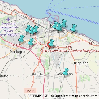 Mappa Via Camillo Rosalba, 70100 Bari BA, Italia (4.03667)