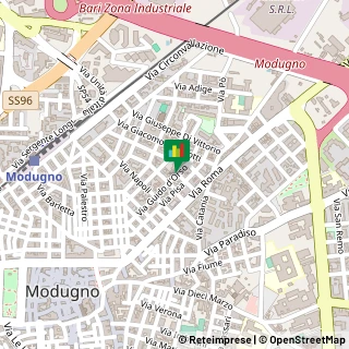 Mappa Via Guido Dorso, 34, 70026 Modugno, Bari (Puglia)