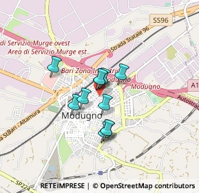 Mappa Via Guido Dorso, 70026 Modugno BA, Italia (0.58364)
