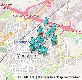 Mappa Via Guido Dorso, 70026 Modugno BA, Italia (0.286)