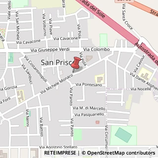 Mappa Via Santa Matrona, 62, 81054 San Prisco, Caserta (Campania)