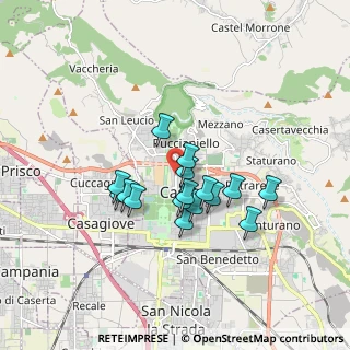 Mappa Via Gennaro Tescione, 81100 Caserta CE, Italia (1.43125)