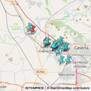 Mappa Via dei Greci, 81055 Santa Maria Capua Vetere CE, Italia (2.74941)