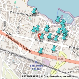 Mappa Via Bari, 70126 Bari BA, Italia (0.247)