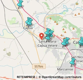 Mappa Via Giuseppe di Vittorio, 81055 Santa Maria Capua Vetere CE, Italia (5.04667)