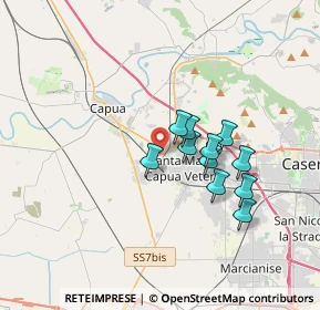 Mappa Via Giuseppe di Vittorio, 81055 Santa Maria Capua Vetere CE, Italia (2.87455)