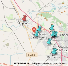 Mappa Via Giuseppe di Vittorio, 81055 Santa Maria Capua Vetere CE, Italia (4.37091)