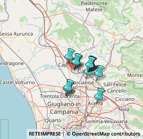 Mappa Via Giuseppe di Vittorio, 81055 Santa Maria Capua Vetere CE, Italia (8.36867)