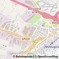 Mapa Modugno