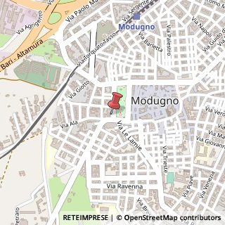 Mappa Piazza Giuseppe Garibaldi, 26, 70026 Modugno, Bari (Puglia)