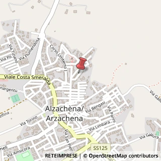 Mappa Via Cagliari, 11, 07021 Arzachena, Sassari (Sardegna)