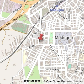 Mappa Via J. Kennedy John, 26, 70026 Modugno, Bari (Puglia)