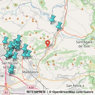 Mappa Via Monticello II, 81020 Valle di Maddaloni CE, Italia (6.707)