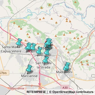Mappa Via Eleuterio Ruggiero, 81100 Caserta CE, Italia (3.466)