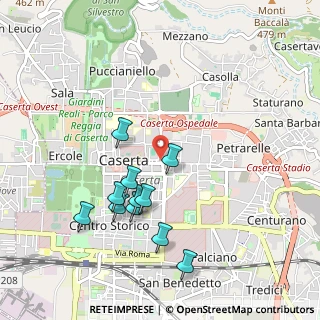 Mappa Via Eleuterio Ruggiero, 81100 Caserta CE, Italia (1.01909)