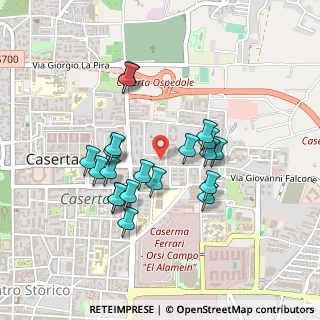 Mappa Via Antonio Canova, 81100 Caserta CE, Italia (0.421)