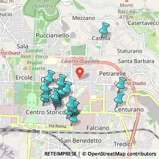 Mappa Via Antonio Canova, 81100 Caserta CE, Italia (1.0845)
