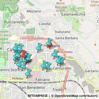 Mappa Via Pablo Neruda, 81100 Caserta CE, Italia (1.24)