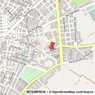 Mappa Via X Marzo, 66, 70026 Modugno, Bari (Puglia)