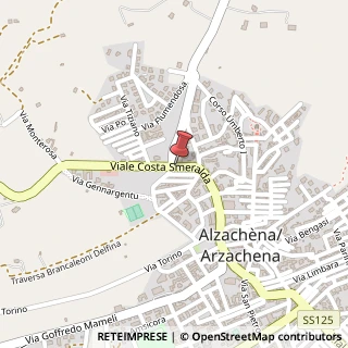 Mappa Viale Smeralda Costa, 200, 07021 Arzachena, Sassari (Sardegna)
