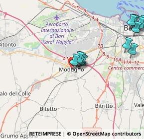 Mappa Piazza del Popolo, 70026 Modugno BA, Italia (5.12923)