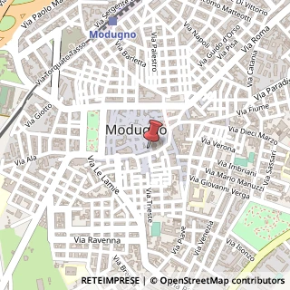 Mappa Via Donato Olimpio, 21, 70026 Modugno, Bari (Puglia)