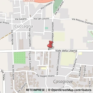 Mappa Viale della liberta' 1, 81022 Casagiove, Caserta (Campania)