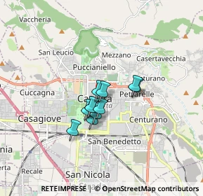 Mappa Caserma Gen. Amico, 81100 Caserta CE, Italia (1.09091)