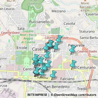 Mappa Via E. Ruggiero, 81100 Caserta CE, Italia (0.9465)