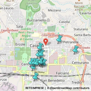 Mappa Via E. Ruggiero, 81100 Caserta CE, Italia (1.13714)