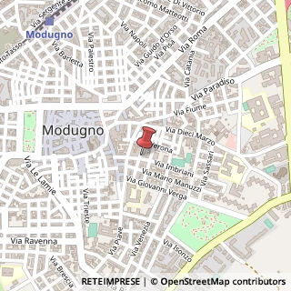 Mappa Via S. Sebastiano, 46, 70026 Modugno, Bari (Puglia)