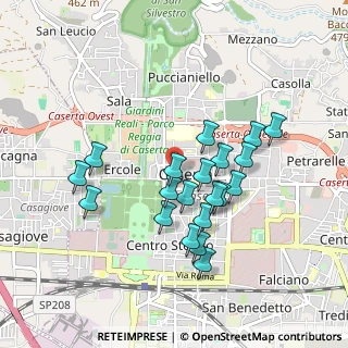 Mappa Difronte scuola allievi polizia, 81100 Caserta CE, Italia (0.8755)